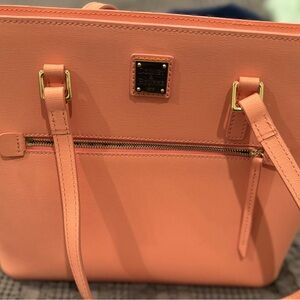 Saffiano Shopper Pink- Used one time